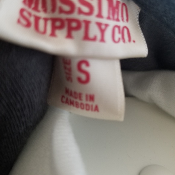 Charcoal gray Mossimo zip up hoodie sz sm - Picture 3 of 4